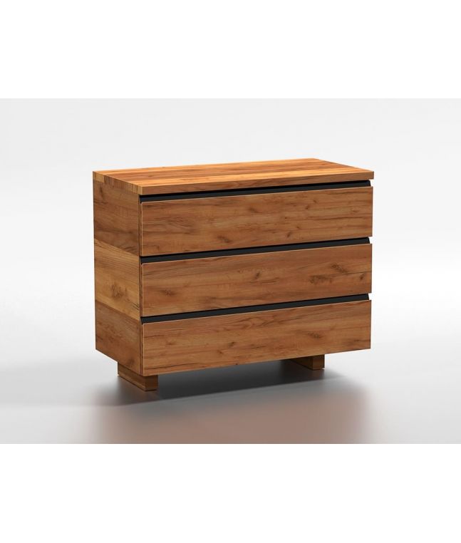 Commode Pégase en chêne massif 3 tiroirs