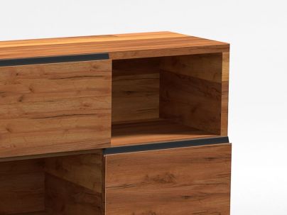 Commode avec 3 étagères et 3 tiroirs Lacerta