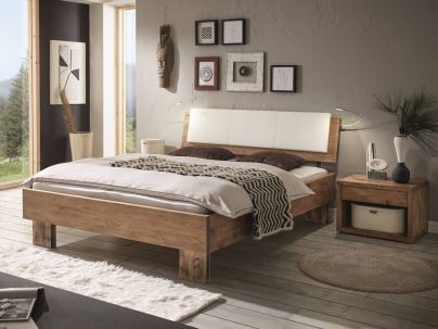 Chevet Cubo Vintage en chêne sauvage massif, Hasena fabricant Suisse. Meuble pour la chambre