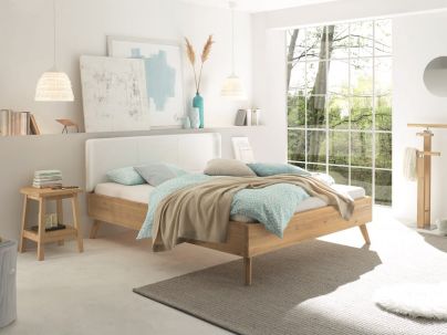 Lit Cadro Leno en bois massif noueux