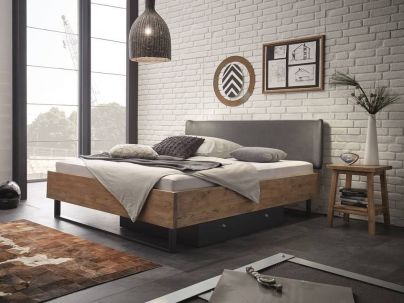 Chevet Ludo Vintage en chêne sauvage massif, Hasena fabricant Suisse. Meuble pour la chambre