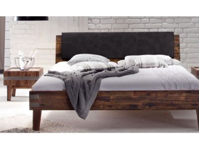 Lit Gola en acacia massif, Hasena fabricant Suisse. Meuble pour la chambre. Le Monde du Lit