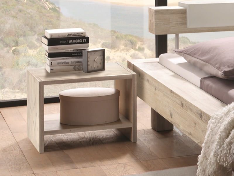 HASENA • Lot de 2 Chevets Lona en acacia massif