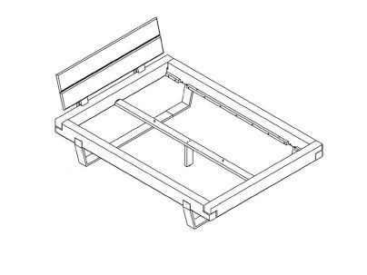 Lit Arthur 5 en chêne massif haut de gamme, meuble pour la chambre. Le Monde du Lit