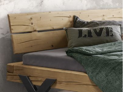 Lit en bois massif FSC, fabrication européenne