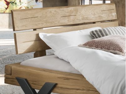 Lit en bois massif FSC, fabrication européenne