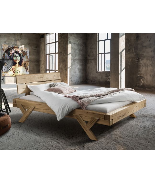 Lit en chêne massif FSC