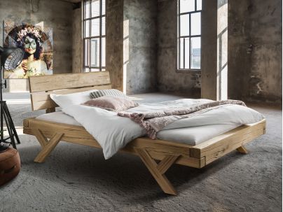 Lit en chêne massif FSC