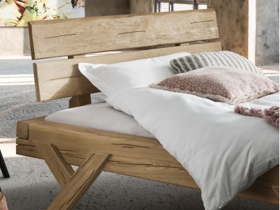 Lit en bois massif FSC, fabrication européenne
