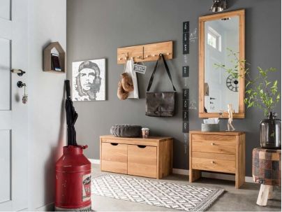 Miroir en hêtre massif FSC