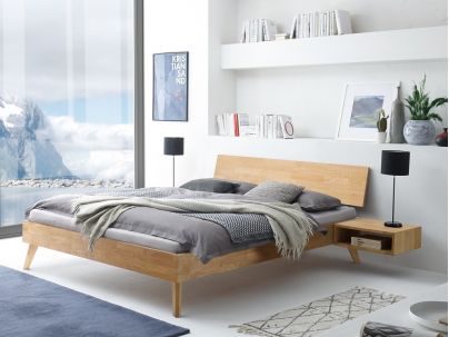 HASENA - Lit en chêne massif