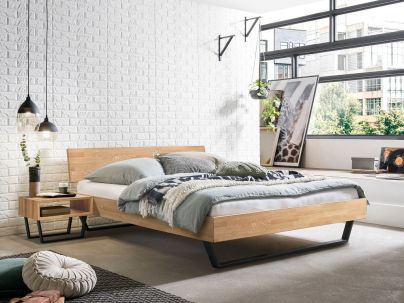 HASENA - Lit en chêne massif