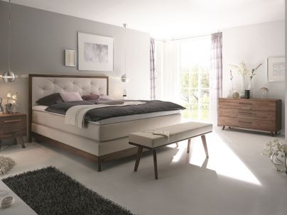 Elegant Sigma en noyer massif - Commode en bois 3 tiroirs - Hasena - Le monde du lit