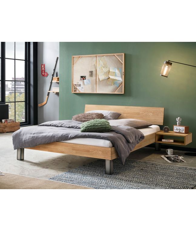 HASENA - Lit en chêne massif