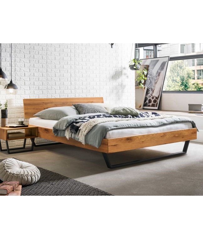 HASENA - Lit en chêne massif