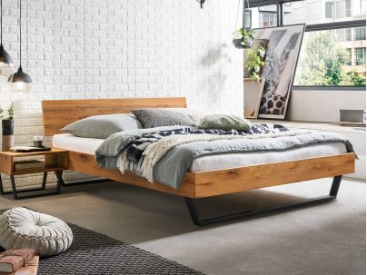 HASENA - Lit en chêne massif