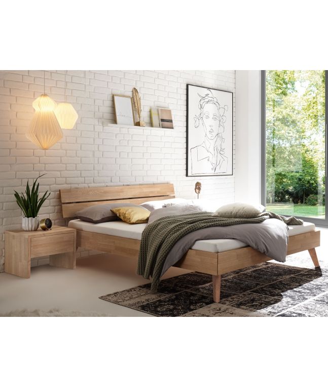 HASENA - Lit en chêne massif