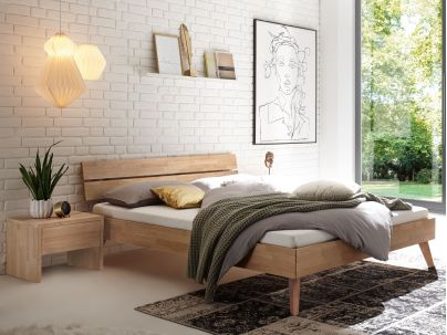 HASENA - Lit en chêne massif