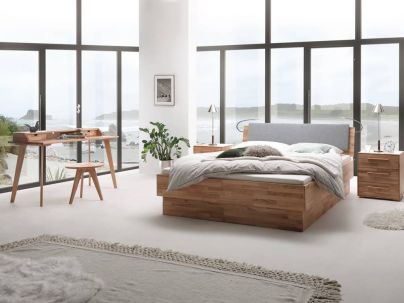 Chevet Moderno Circo en hêtre massif, Hasena fabricant Suisse. Meuble pour la chambre