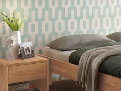 HASENA - Lit en bois massif