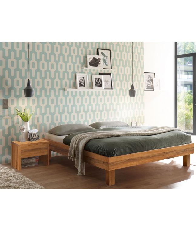 HASENA - Lit en chêne massif