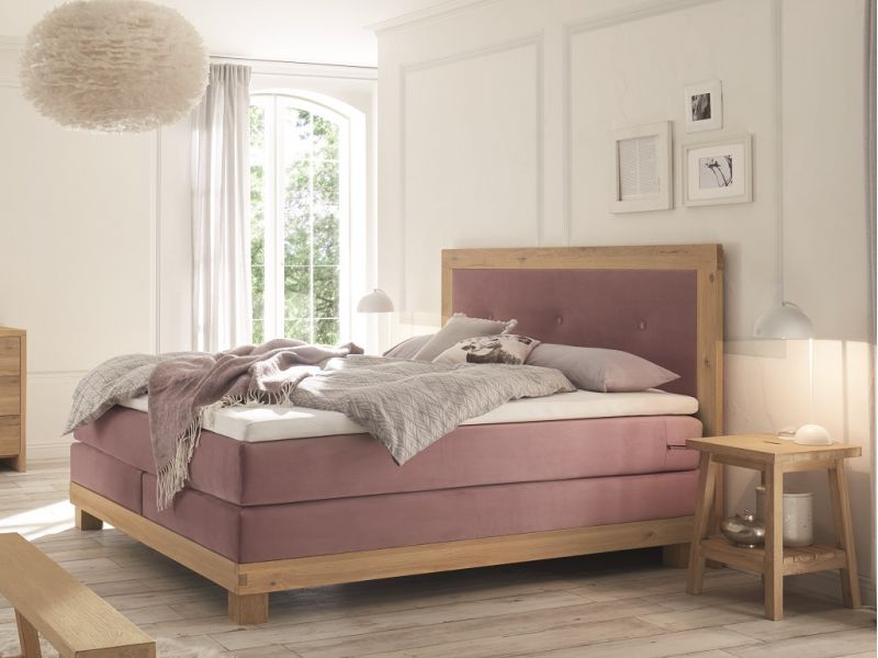 HASENA - Lit Boxspring et chêne massif