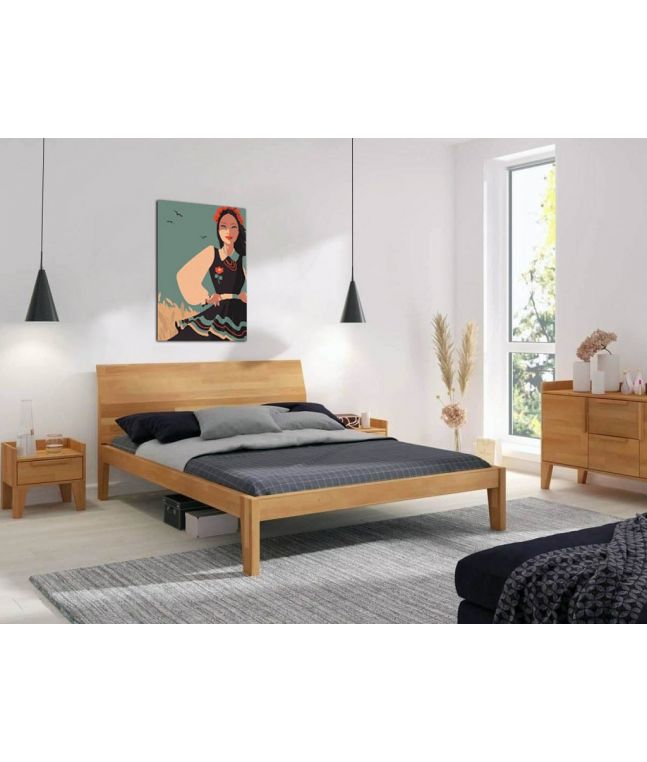 Lit Amaryllis en hêtre massif