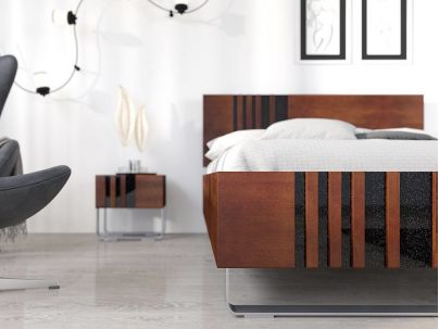 Lit Jacinthe en hêtre massif haut de gamme | Le Monde du Lit