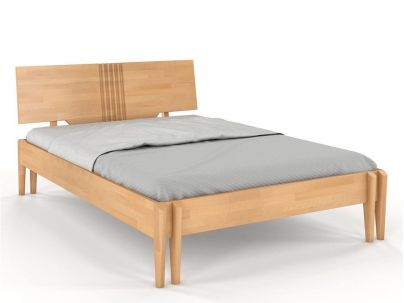 Lit Lilas en hêtre massif haut de gamme | Le Monde du Lit