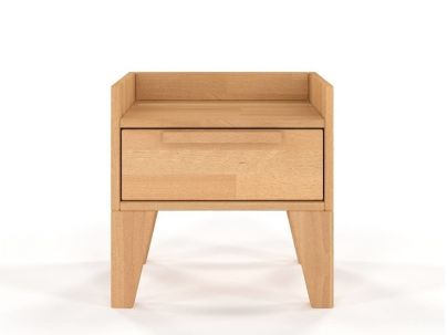 Chevet Amaryllis 1 tiroir  en hêtre massif haut de gamme | Le Monde du Lit