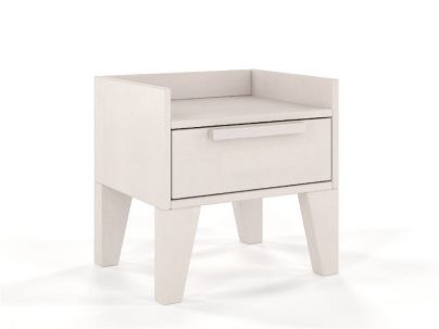 Chevet Amaryllis 1 tiroir  en hêtre massif haut de gamme | Le Monde du Lit