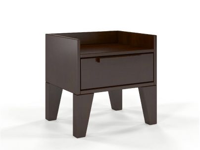 Chevet Amaryllis 1 tiroir  en hêtre massif haut de gamme | Le Monde du Lit