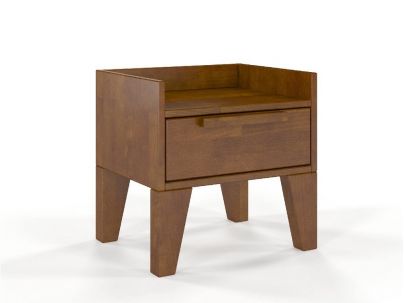 Chevet Amaryllis 1 tiroir  en hêtre massif haut de gamme | Le Monde du Lit