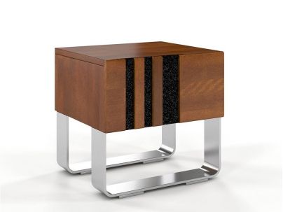 Chevet Jacinthe 1 tiroir en hêtre massif haut de gamme | Le Monde du Lit