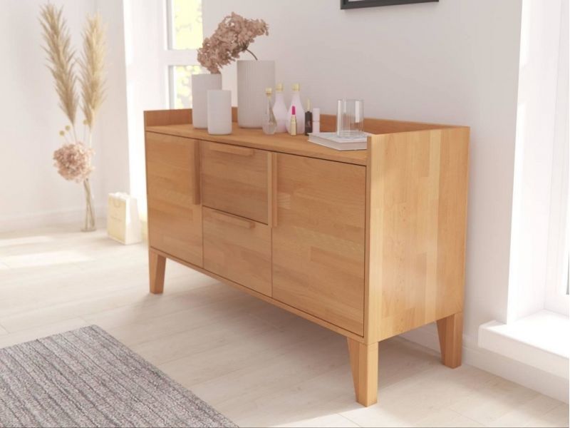 Commode en hêtre massif
