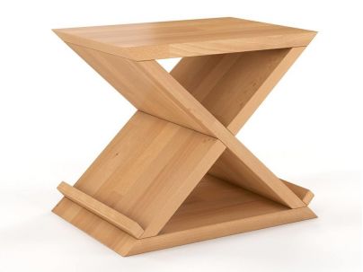 Chevet Lilas en hêtre massif haut de gamme | Le Monde du Lit