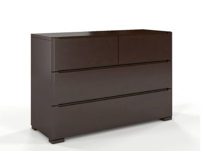 Commode Iris 4 tiroirs en hêtre massif haut de gamme | Le Monde du Lit