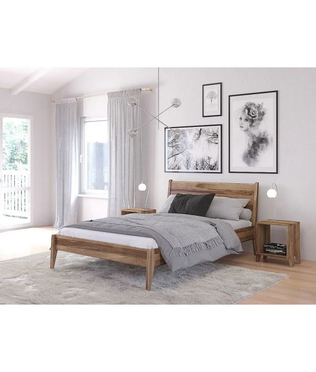 Lit Jasmin 2 en chêne massif