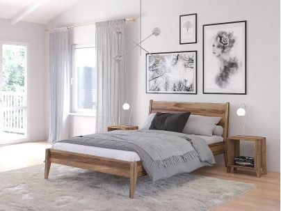 Lit Jasmin 2 en chêne massif