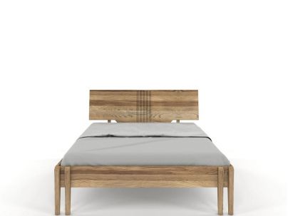 Lit Lilas 2 en chêne massif haut de gamme | Le Monde du Lit