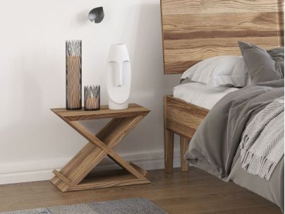 Lit Lilas 2 en chêne massif haut de gamme | Le Monde du Lit