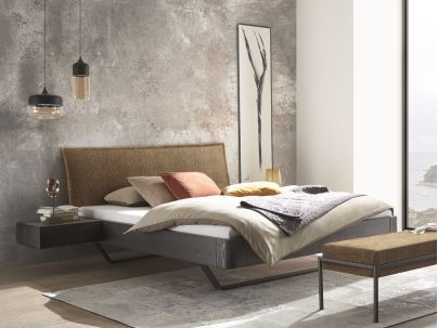 HASENA - Lit en chêne massif