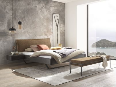 Lit Arcoa en Chêne massif de fabrication Suisse. Meuble pour la chambre. Le Monde du Lit