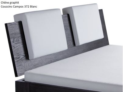 Lit Carla en chêne massif, Hasena fabricant Suisse. Meuble pour la chambre. Le Monde du Lit