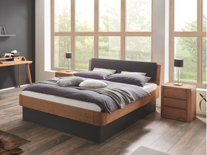 HASENA - Lit en chêne massif