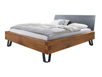 Lit Pilatus Quada en chêne sauvage massif, Hasena fabricant Suisse. Meuble pour la chambre