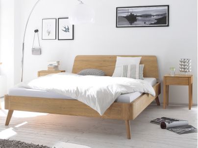 HASENA - Lit en chêne massif