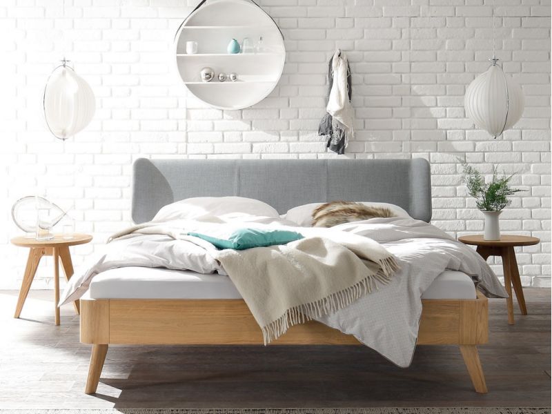 HASENA - Lit en chêne massif