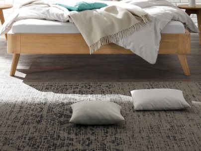 Lit Boga en bois de chêne massif haut de gamme | Le Monde du Lit