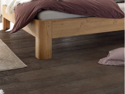 Lit Ronda en bois de chêne massif haut de gamme | Le Monde du Lit